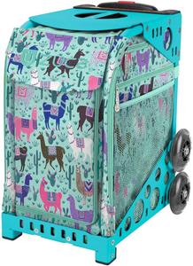 Спортивная сумка-вставка ZUCA Llama Rama со спортивной рамой, бирюзовый