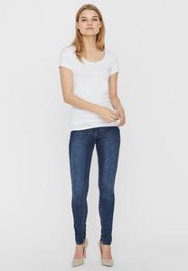 Футболка базовая 2 PACK Vero Moda, цвет bright white