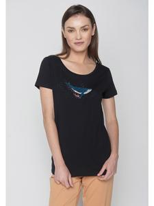 Футболка Animal Whale Dive черного цвета GreenBomb