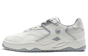 XTEP Мужские низкие скейтерские кеды Sail White/Smoke Gray, цвет Sail White/Smoke Gray