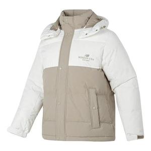 Куртка ветрозащитный пуховик New Balance, белый