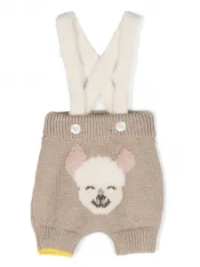 Шорты Alpachino вязки интарсия Gensami kids, коричневый