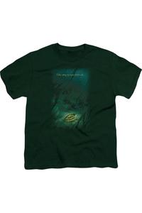 Футболка с коротким рукавом для детей "Кольцо из Властелина Колец" Gildan, зеленый