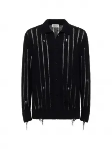 Кардиган с воротником поло Laneus, черный