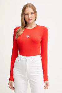 Лонгслив Calvin Klein Jeans, красный