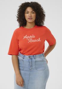 Футболка с принтом KCVIOLA Kaffe Curve, красный