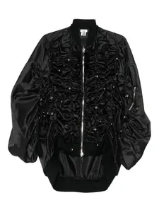 Куртка с драпировкой Noir Kei Ninomiya, черный