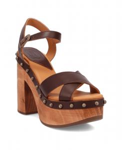 Женские деревянные сандалии Лотос Dingo, Brown