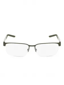 Очки в прямоугольной оправе Nike, зеленый