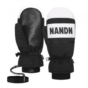 Nan En НАНДН Лыжные перчатки, Черный