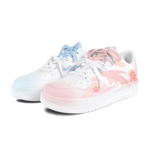 ANTA Свободные, нескользящие, износостойкие, легкие, низкие, унисекс, сине-розовые, непарные кроссовки