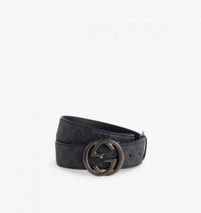 Ремень из парусины с пряжкой-логотипом Supreme Gucci, мультиколор