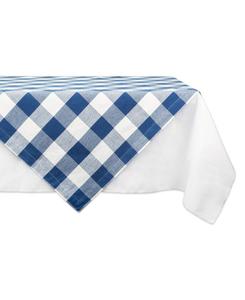 Скатерть в клетку буффало 40 x 40 дюймов Design Imports, Navy