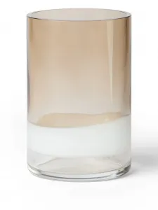 Ваза цилиндрической формы, 34х16,5 см, Brunello Cucinelli, нейтральные цвета