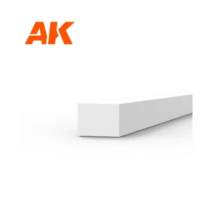 Стирольная полоса - 1,5 х 2 х 350 мм., High Quality Modeling Styrene