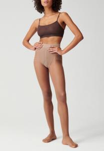 Колготки INVISIBLE SHAPING STRIPES PANTY COMPRESSION TIGHTS 15 DEN MADE IN GERMANY ITEM m6, светло-коричневый