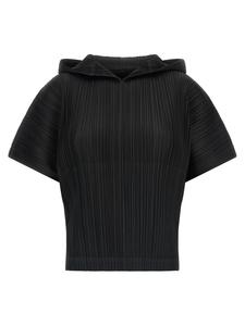 Топ 'Ежемесячные цвета: Август' Pleats Please Issey Miyake, черный