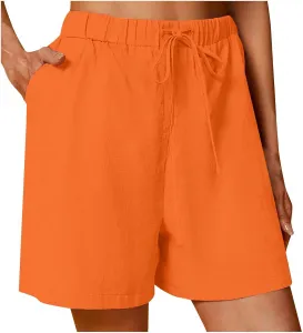 Женские хлопковые бермуды до колен