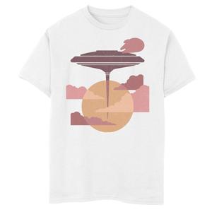 Футболка с минималистичным рисунком «Bespin Cloud City» для мальчиков 8–20 лет Star Wars