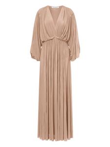 Платье с V-образным вырезом Philosophy Di Lorenzo Serafini, нейтральный