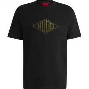 HUGO BOSS Футболка Hugo Logo Embroidered Crewneck