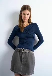 Топ с длинными рукавами tsirina Topshop, Navy Blazer