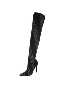 Ital-Design Черные туфли на высоком каблуке