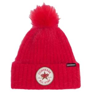 Converse Вязаная шапка из полиамида с кроличьим мехом унисекс фуксия, Fuchsia