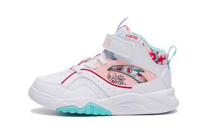 Детские кроссовки для скейтбординга PS High-top белые/синие/розовые Anta Kids