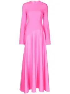 Платье макси с драпировкой Solace London, розовый