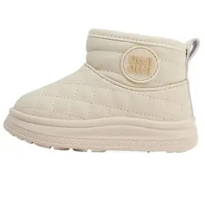 Нескользящие теплые детские туфли для младенцев и малышей MAIBUXIONG, бежевый