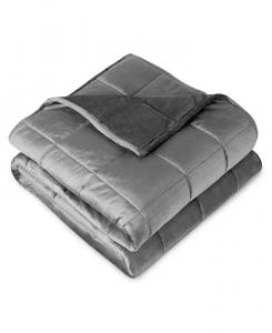 Утяжеленное одеяло, 7 фунтов (60 x 40 дюймов) Bare Home, серый
