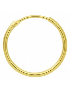 Adeliás Женские золотые серьги-кольца 333, диаметр 9 мм, из золота