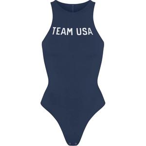 Боди женское NAVY/Темно-синий Skims