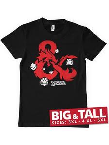 Dungeons And Dragons Футболка "D&D Dices" черного цвета