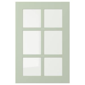 Стеклянная дверь, светло-зеленая, 40х60 см IKEA Stensund