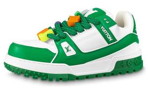 Мужские кроссовки Louis Vuitton, белый/зеленый