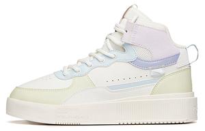 Кроссовки для скейтбординга Life Collection женские с высоким берцем, белые/зеленые/синие Anta