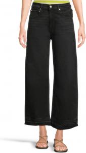 Джинсы Paige Arellia Ankle With Undone Finished Hem In Black Void, Black Void