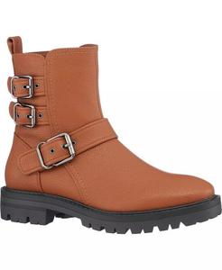 Женские ботильоны Kingsburg Lug Sole Buckle Ankle GC Shoes, коричневый