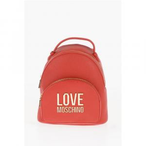 Красный полиэтиленовый рюкзак Moschino, Red
