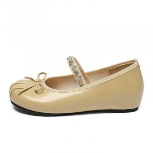 ZHR Мэри Джейн туфли женские светло-желтые, бежевые, цвет Light Yellow