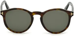 Женские классические солнцезащитные очки-авиаторы Tom Ford, Brown (Avana Scura/Verde)