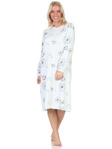 Ночная рубашка NORMANN langarm Kuschel interlock, голубой