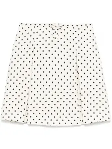 Мини-юбка в горох VALENTINO GARAVANI, нейтральный