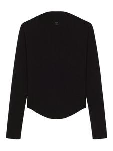 Свитер Courrèges с косым вырезом, черный