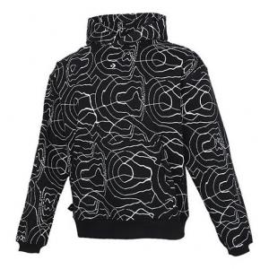 Худи Men's Converse Athleisure Casual Sports Splash Ink Printing Hooded Fleece Lined Pullover Full Print