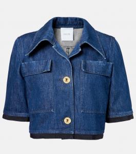 Короткий джинсовый жакет Patou, Rodeo Blue