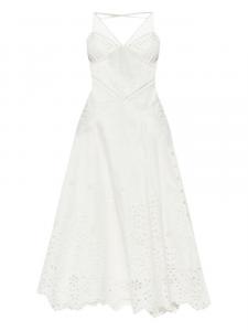 Платье из хлопка Self-Portrait, белый