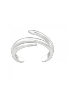 Alexander York Серьга-кафф изогнутой формы из серебра 925 пробы